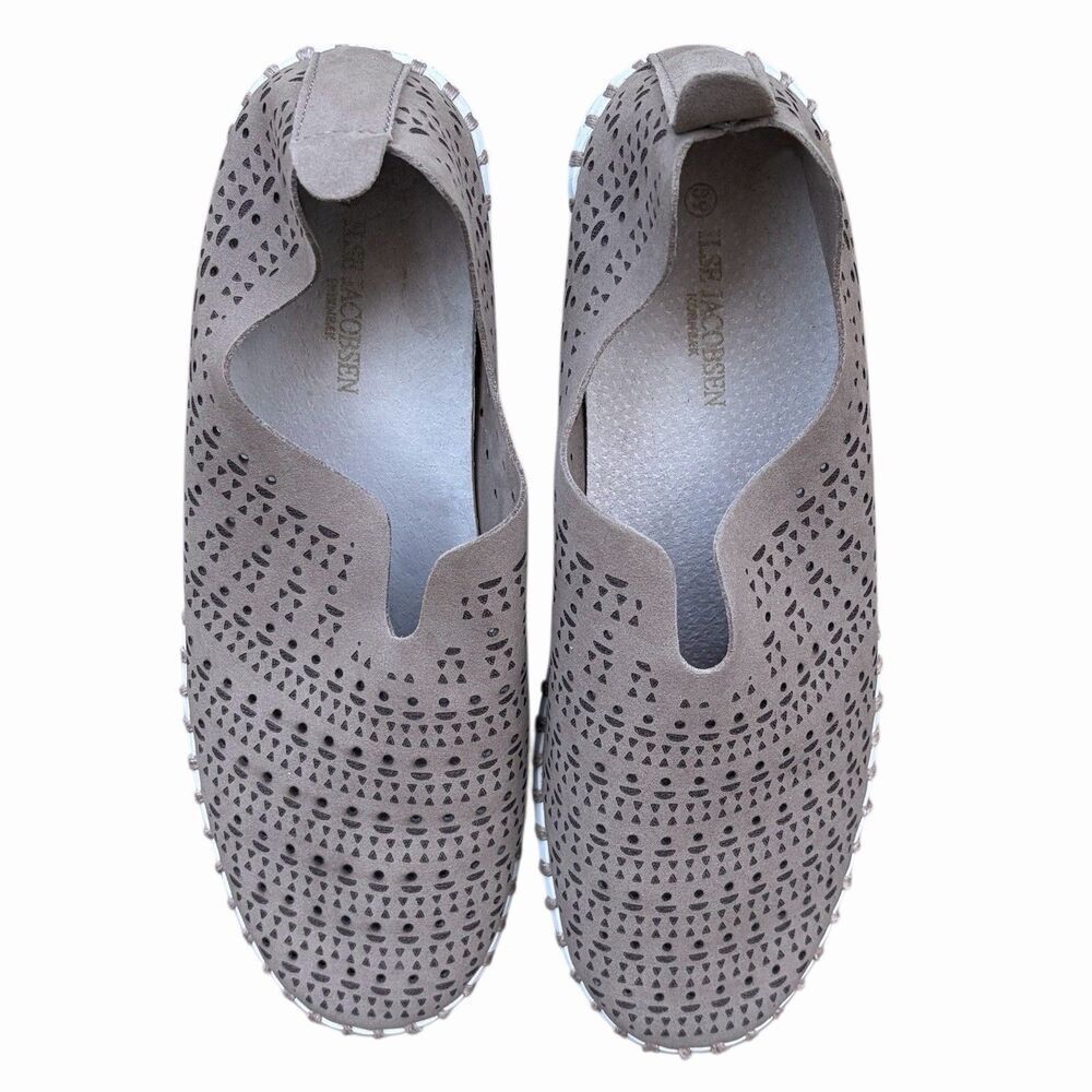 ILSE JACOBSEN Tulip 139 Slip-on Shoe/Loafer/Sneaker 39 Falcon Taupe/Brown 8.5
